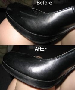 طريقة تنظيف بقع الأحذية الجلد واستعادة لمعانها